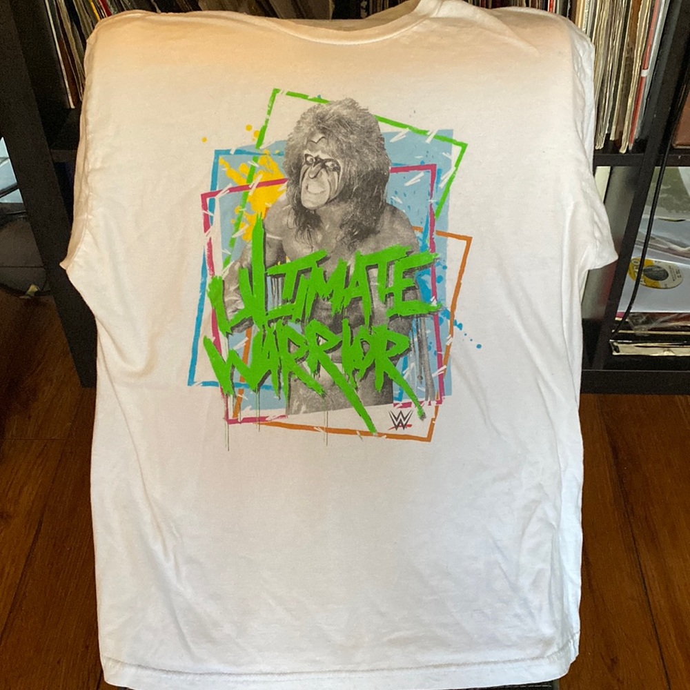 Ww used tee ultimate warrior.